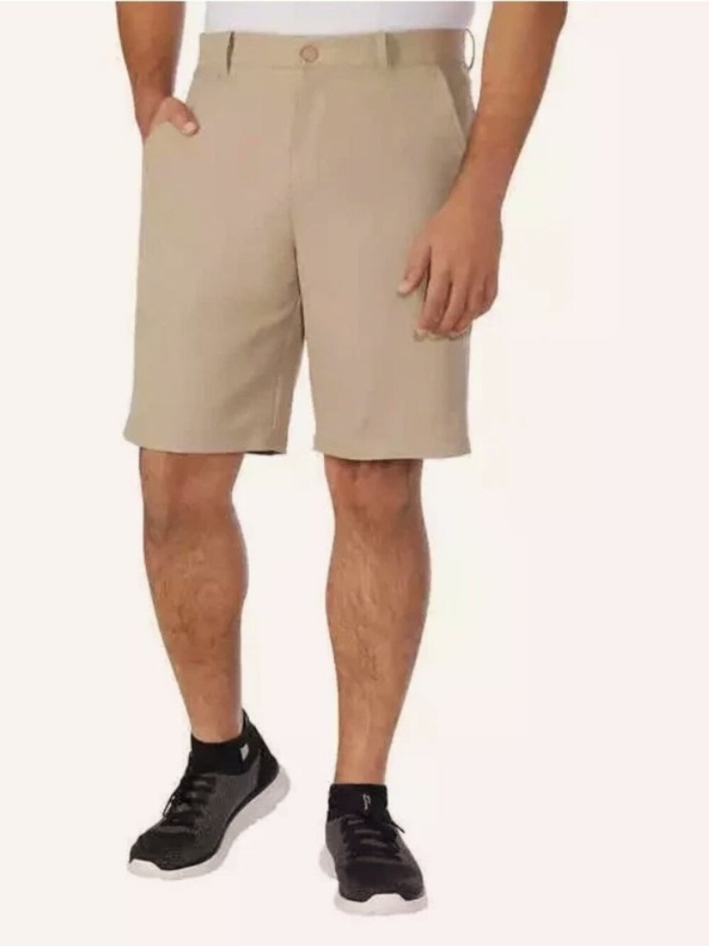 NEW Kirkland Signature Men's Performance 8.5" Short NWT 38 Tan Stretch UPF50+